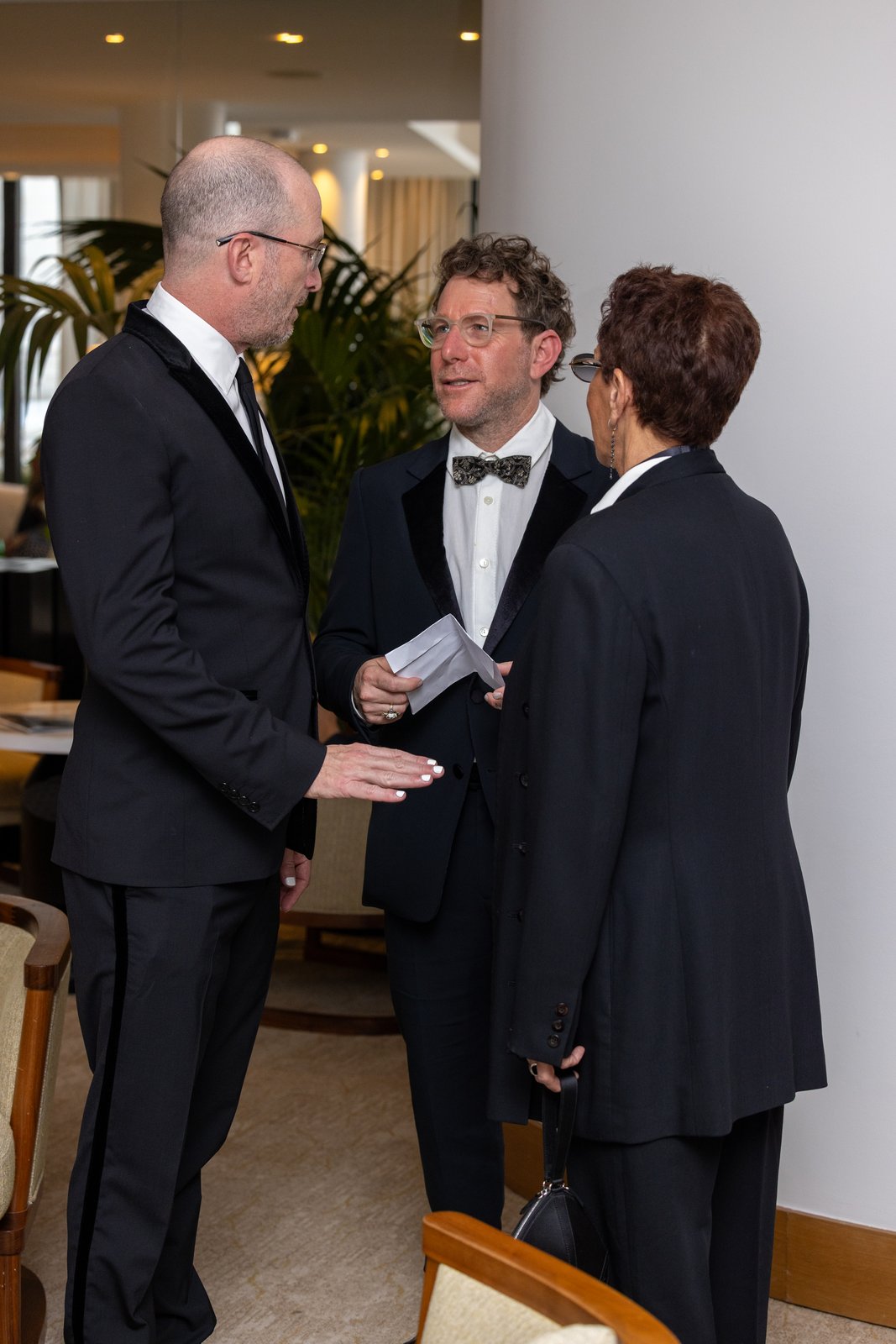 Darren Aronofsky, Dustin Yellin with his mother