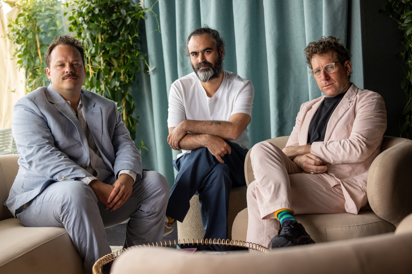 Justin A. Gonçalves, Ricardo Villavicencio and Dustin Yellin