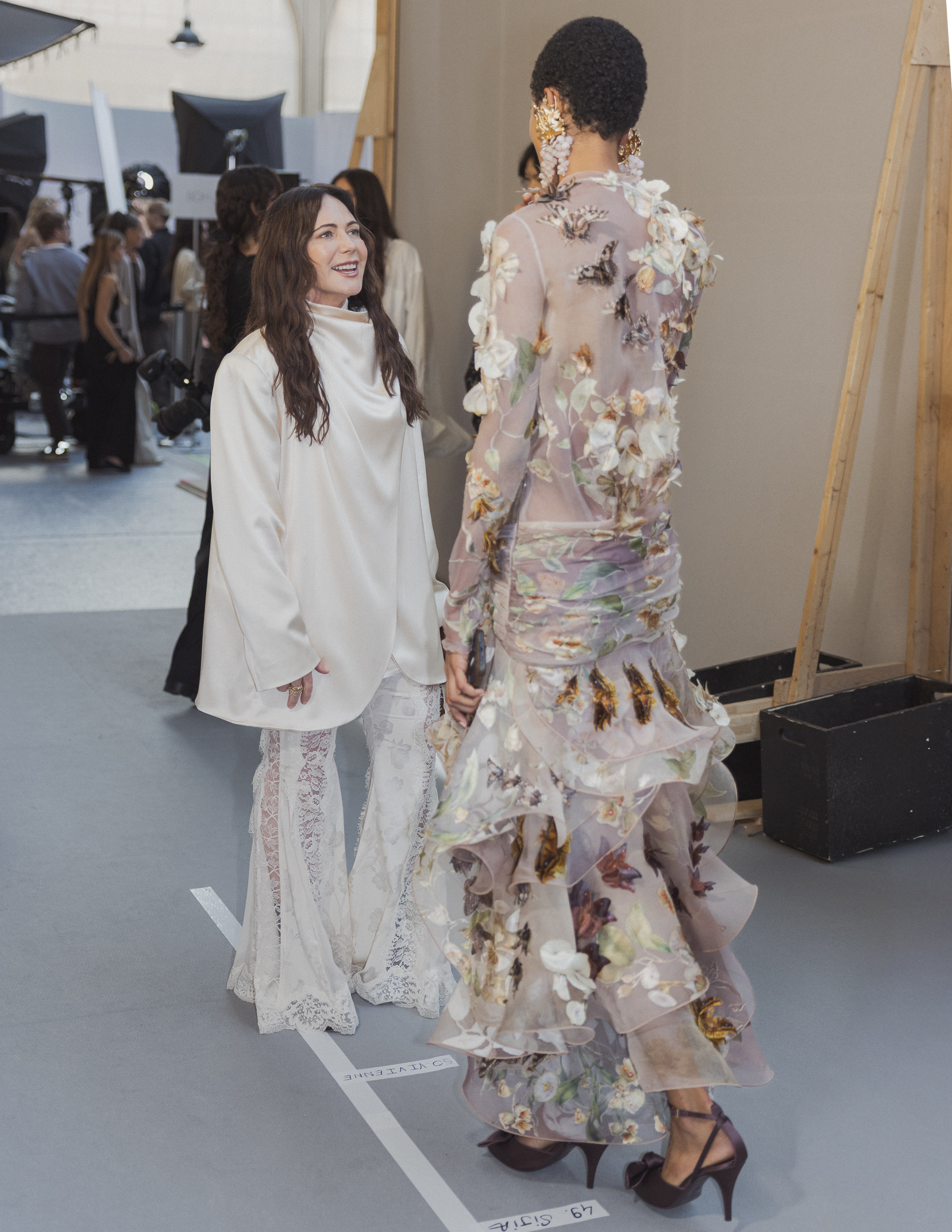 Zimmermann SS27 backstage, Paris Fashion Week